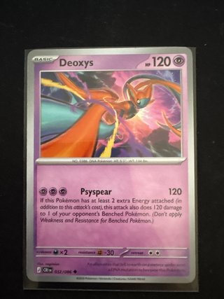Lote 3 Cartas Pokémon Deoxys (Inglés)