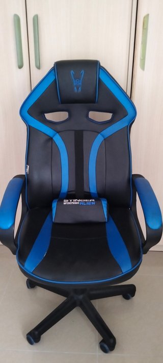 Sillón Gaming/Oficina Negro y Azul