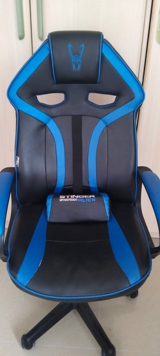 Sillón Gaming/Oficina Negro y Azul
