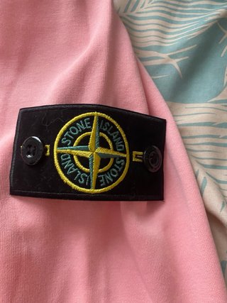Sudadera Stone Island Rosa Nueva con Etiquetas