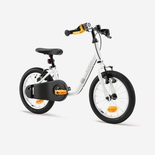 Bicicleta 14 pulgadas niños 3-5 Años Discover 100 Blanco