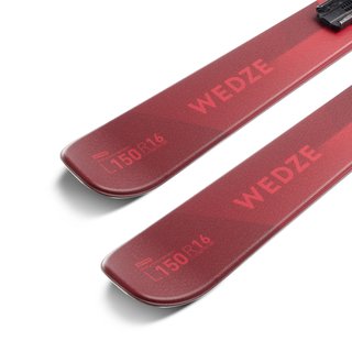 Esquís Hombre Wedze CROSS 150+ Pista Rojo