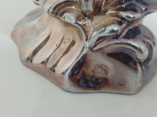 Delfino Ceramica Iridescente Vintage Anni 80/90
