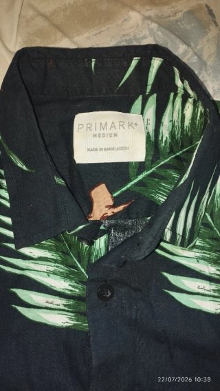 Camisa M Primark Estampado Hawaiano