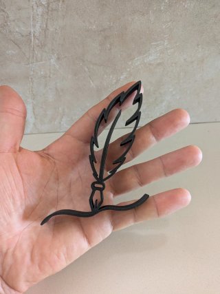 Penna piuma 3D