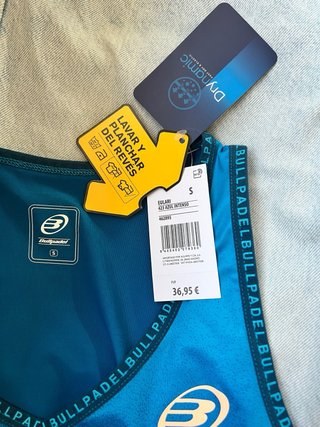 Camiseta Bullpadel azul talla S