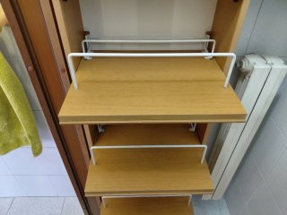 2 scarpiere noce chiaro