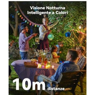 Telecamera Wi-Fi Esterno Batteria Senza Fili