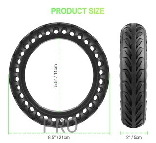 Ruedas Macizas para Patinete Electrico 8.5 Pulgadas