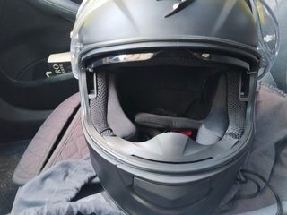 Casco Moto Integral Scorpion Negro Mate
