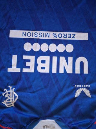 Camisola Rangers Castore Unibet XL