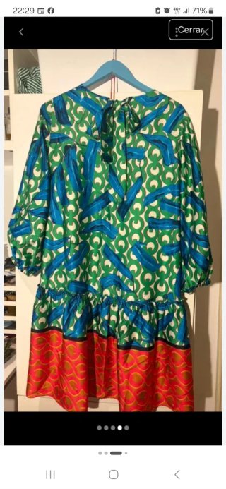 Vestido Purificación García estampado