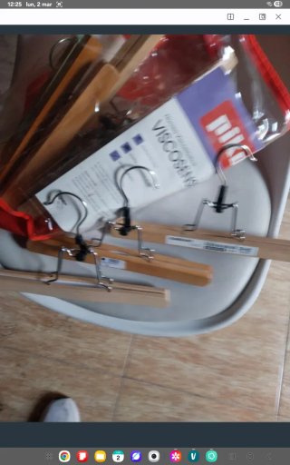 OCASION Perchas de madera para pantalones (unidad)