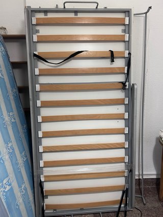 Litera abatible metálica y de madera maciza