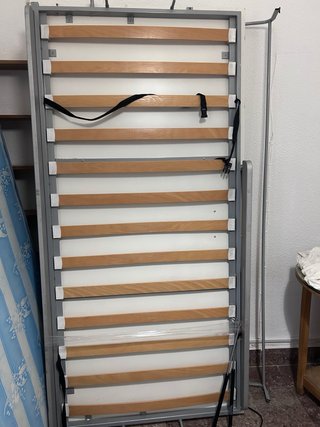 Litera abatible metálica y de madera maciza