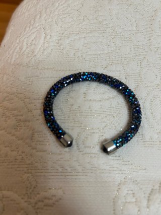 Pulsera Swarovski Azul y Plateada