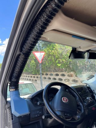 Adaptador A/C 80mm  Camper DUCATO JUMPER BOXER