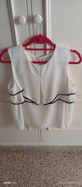 Camisa Mango Blanca Talla L Nueva