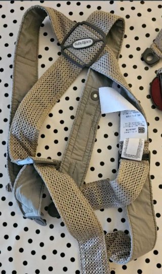 Portabebés BabyBjörn Mini Airy Mesh Gris