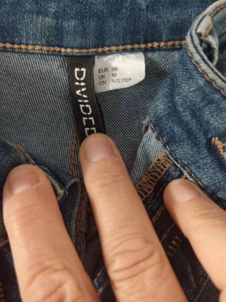 Pantaloni jeans donna blu