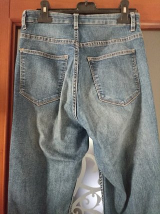 Pantaloni jeans donna blu