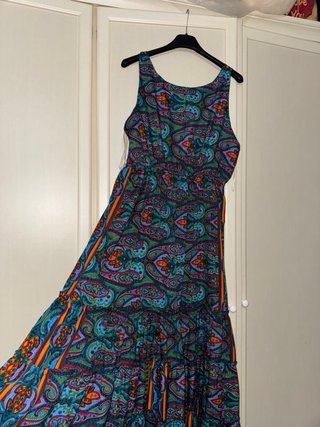 Vestito lungo fantasia paisley