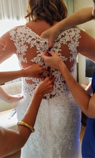 Vestido de Novia Encaje Sirena