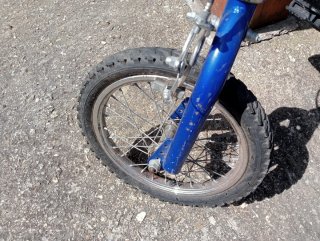 Bicicleta infantil azul Topbike