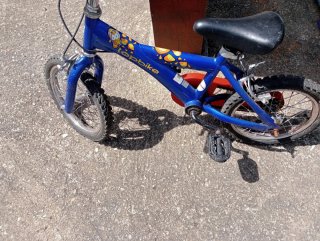 Bicicleta infantil azul Topbike
