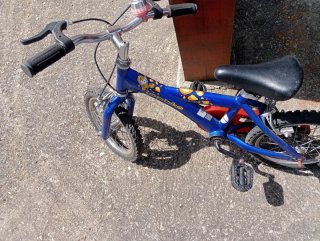 Bicicleta infantil azul Topbike