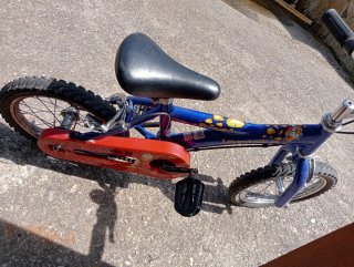 Bicicleta infantil azul Topbike