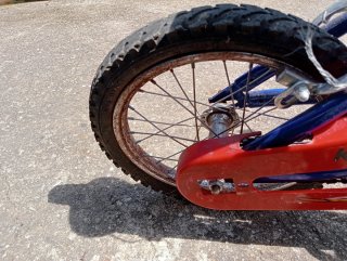 Bicicleta infantil azul Topbike