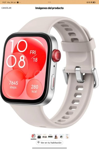Reloj Huawei Fit 3 Beige/Plata