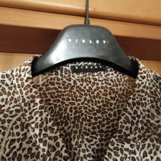 Camicia donna Sisley fantasia maculata animalier