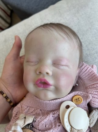 Muñeco Bebé Reborn Vinilo Dormido