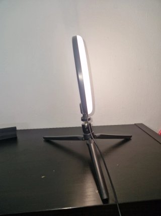Aro de luz mediano con trípode