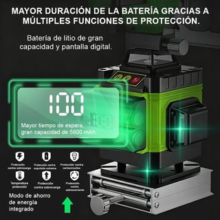 SIN ABRIR Nivel Láser Autonivelante 360° + Trípode