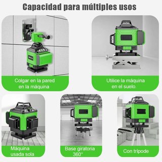 SIN ABRIR Nivel Láser Autonivelante 360° + Trípode
