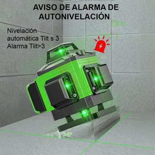 SIN ABRIR Nivel Láser Autonivelante 360° + Trípode