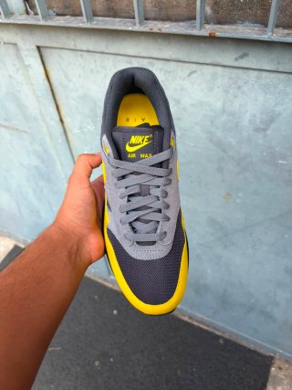 Nike Air Max 1 Ess Grigio Giallo