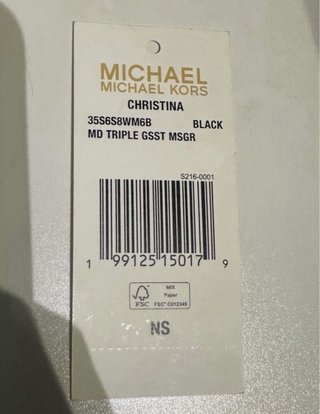 Bolso Michael Kors Christina Negro Original