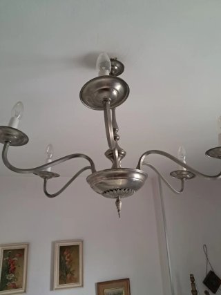 Lámpara Techo Vintage Plata