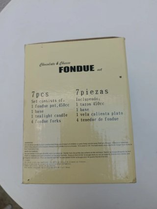 Set Fondue Queso Chocolate