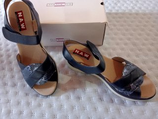 Sandalias Mujer Azul Talla 41