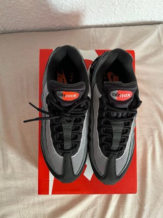 Nike Air Max 95 OG Negro/Crimson Originales