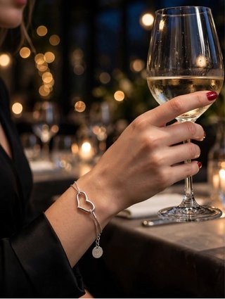 Bracciale Cuore Argento 925