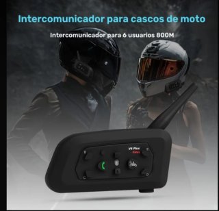 2 Intercomunicadores V6 Plus Riders Moto