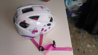 Casco Bici Niña Unicornio Mariposas