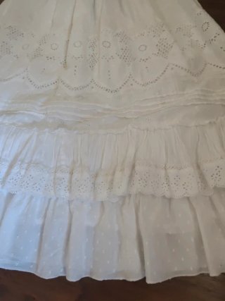 Vestido Ibicenco Blanco Antica Sartoria Talla 38