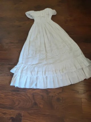 Vestido Ibicenco Blanco Antica Sartoria Talla 38